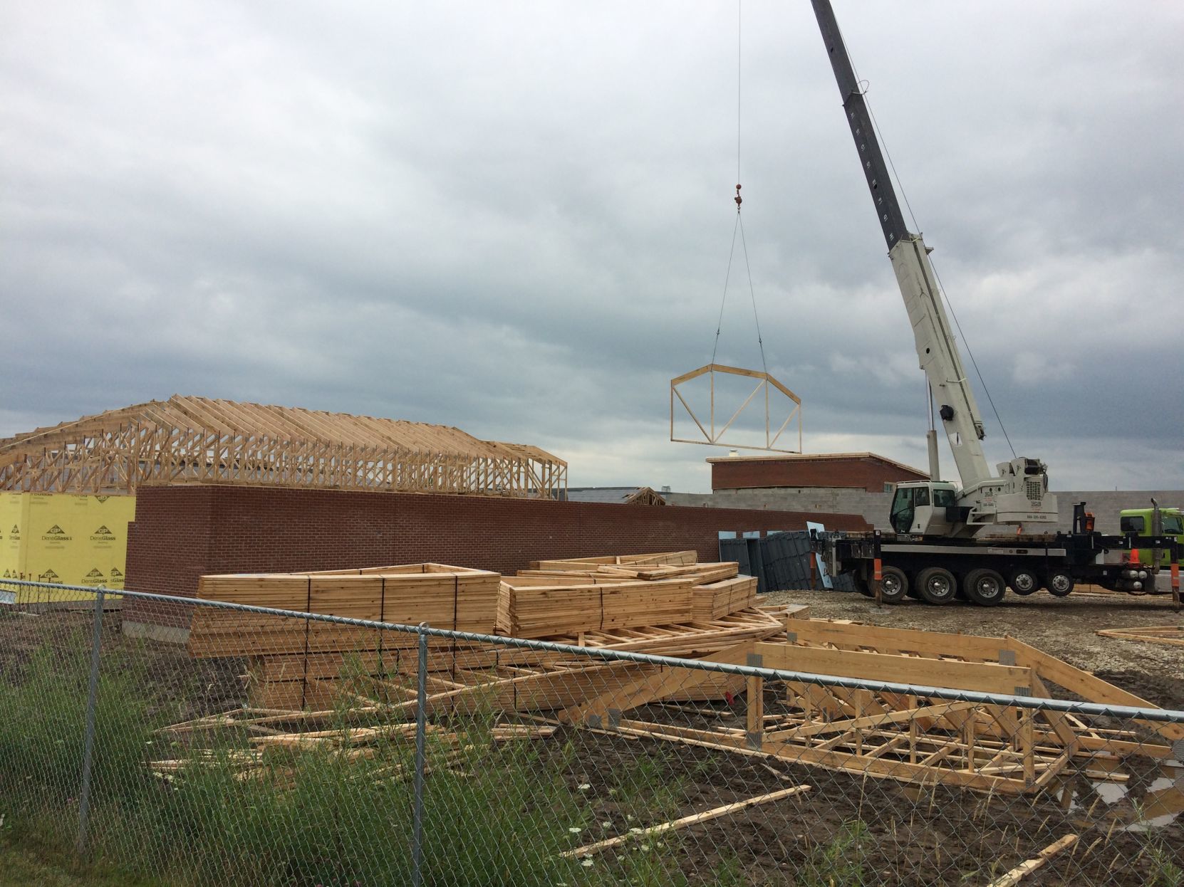Miramont Behavioral Health construction close up